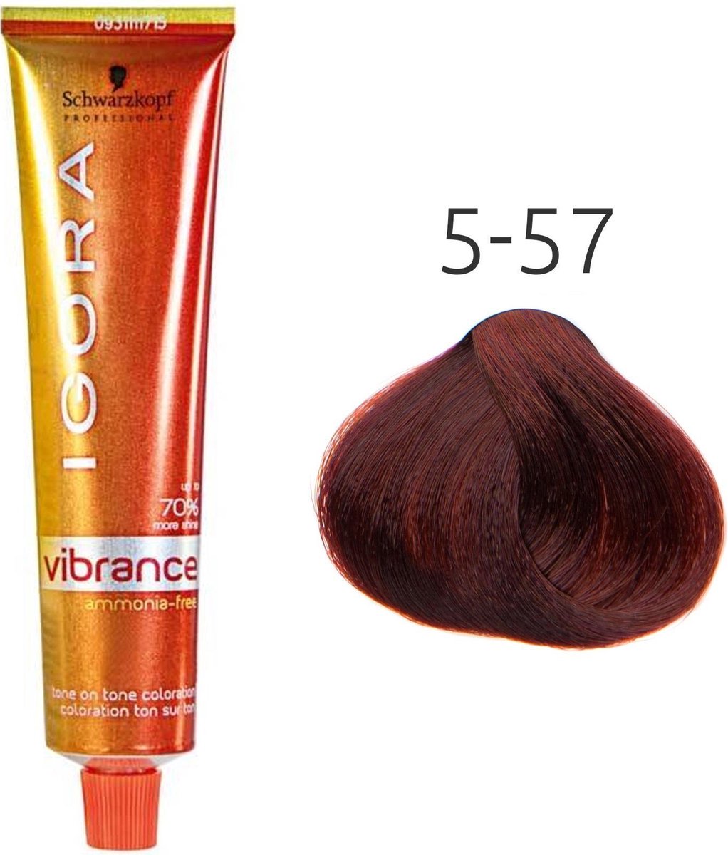 Schwarzkopf Igora Vibrance 5-57 haarkleuring Bruin 60 ml