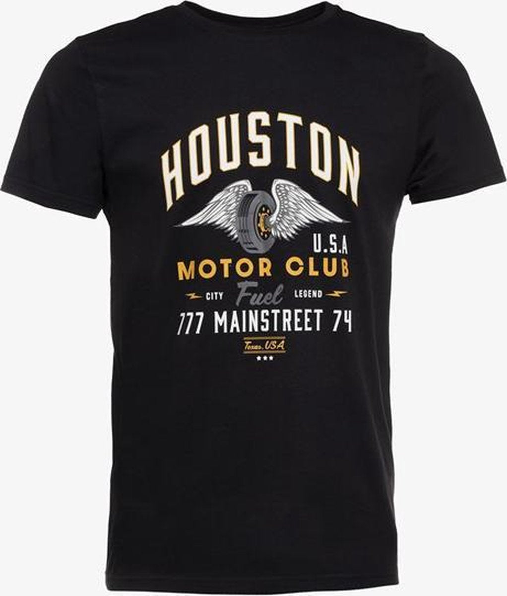 Unsigned heren T-shirt - Zwart - Maat XL