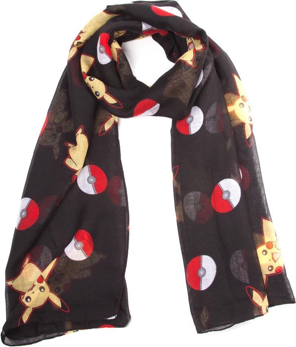 Officieel gelicenseerd - Pokémon - Poké Ball en Pikachu - Sjaal