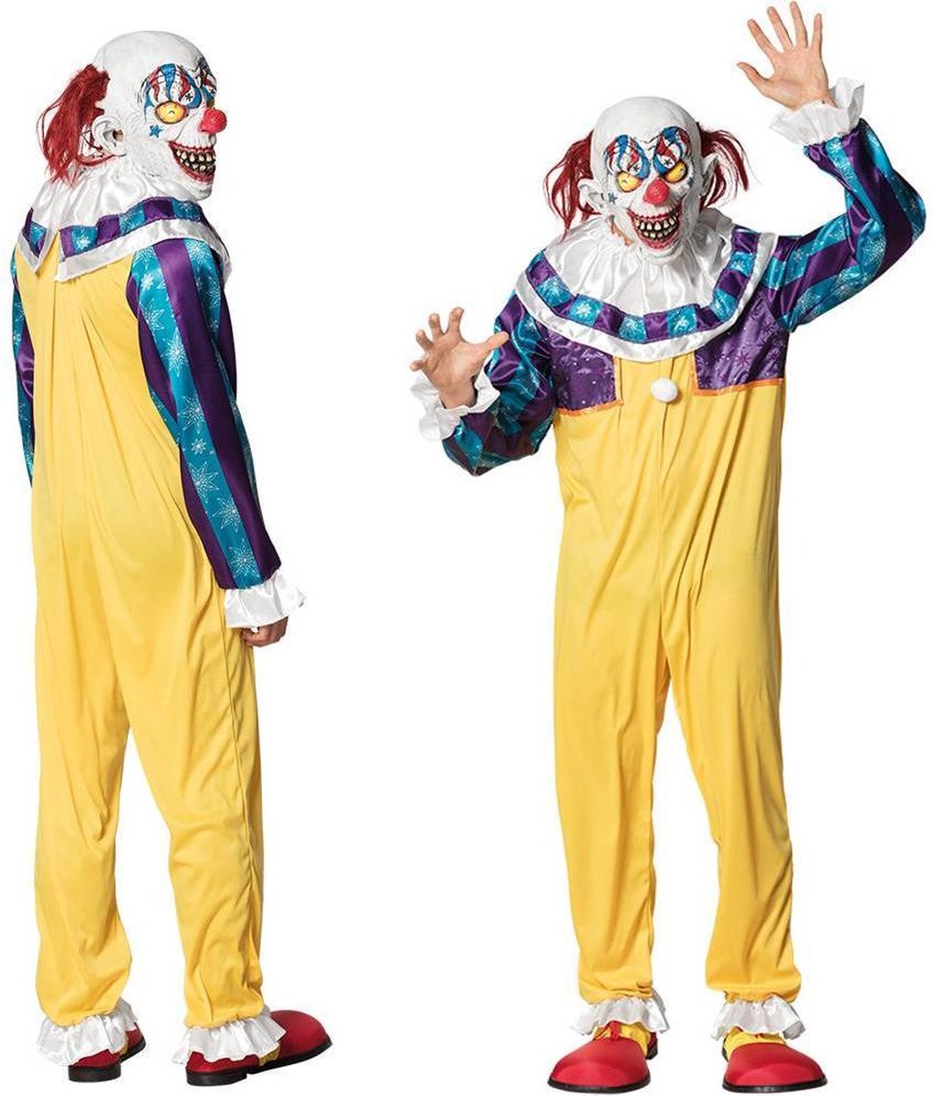 Volwassenenkostuum Creepy clown (M/L) - Carnavalskleding