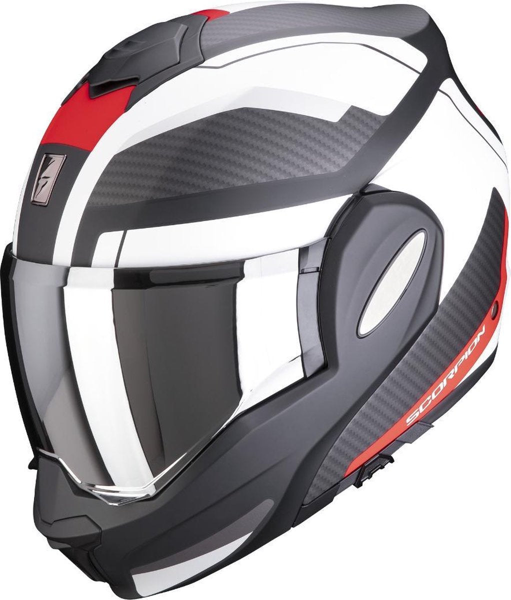 Scorpion Exo-Tech Trap - Mat Zwart / Rood / Wit