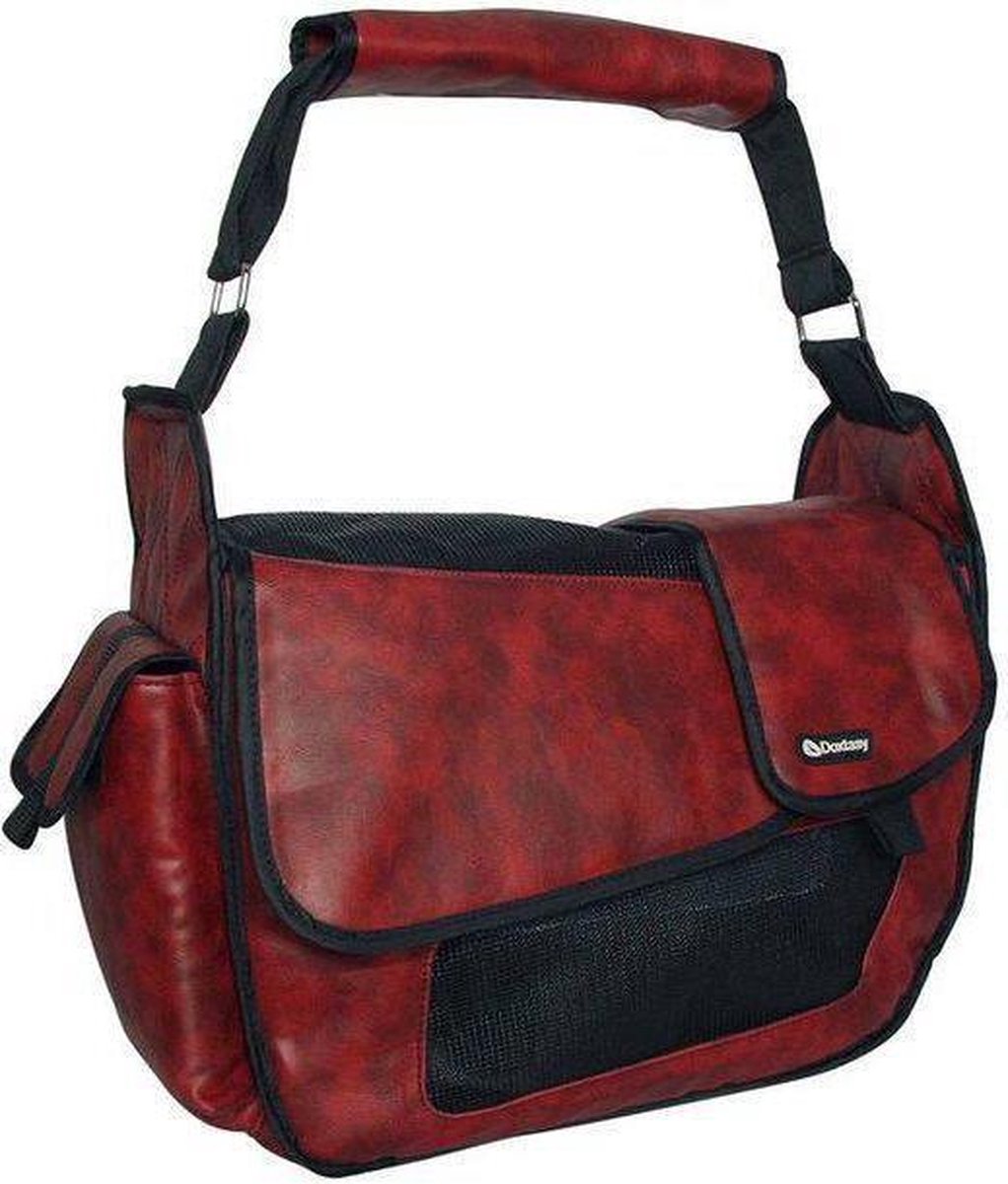 Doxtasy Tas Hondendraagtas Rough Artleather Red