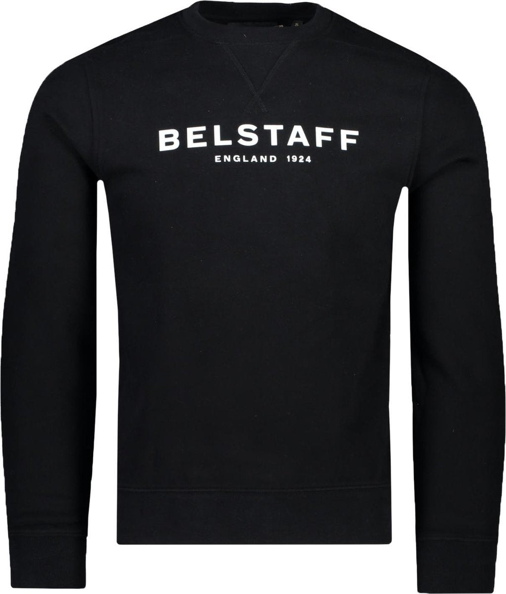 Belstaff Sweater Zwart Normaal - Maat XL - Heren - Herfst/Winter Collectie - Katoen
