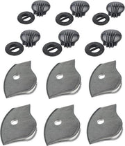 Mondkapje N98 Filters – Set van 12 –6 filters + 6 ventielen - Vervangbare Filters voor Deluxe mask