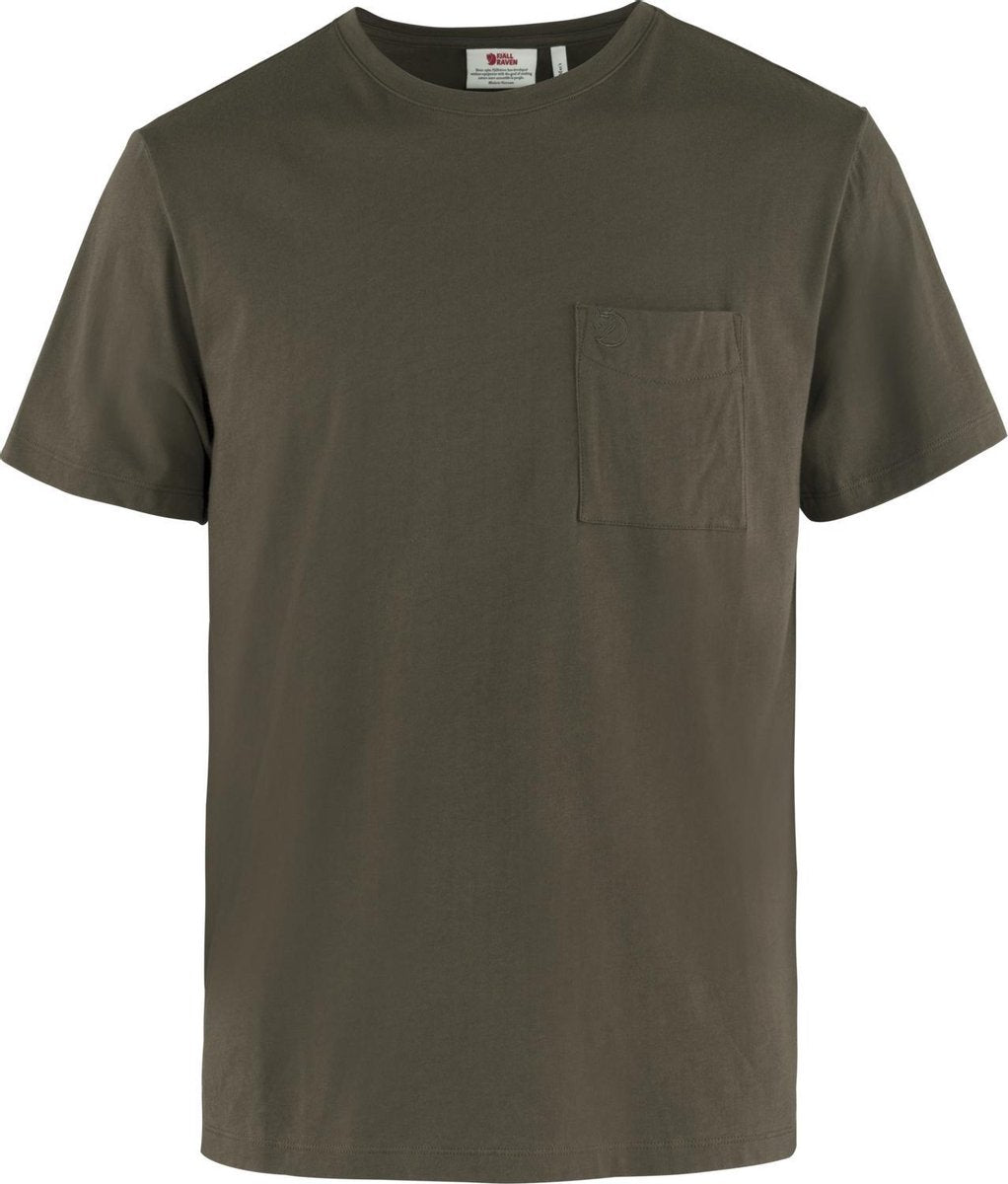 Fjallraven - ovik T-shirt M - DARKOLIVE - - Maat XL