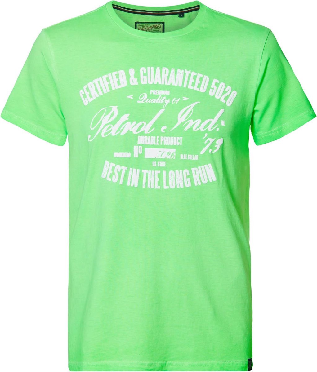 Petrol Industries - Heren Artwork t-shirt - Groen - Maat XXXL
