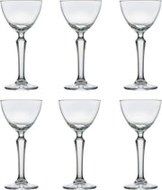 Libbey Cocktailglas SPKSY Nick & Nora - 140 ml / 14 cl - 6 Stuks - Vaatwasserbestendig - Hoge kwaliteit - Vintage design - Perfect voor een cocktailfeest aan huis