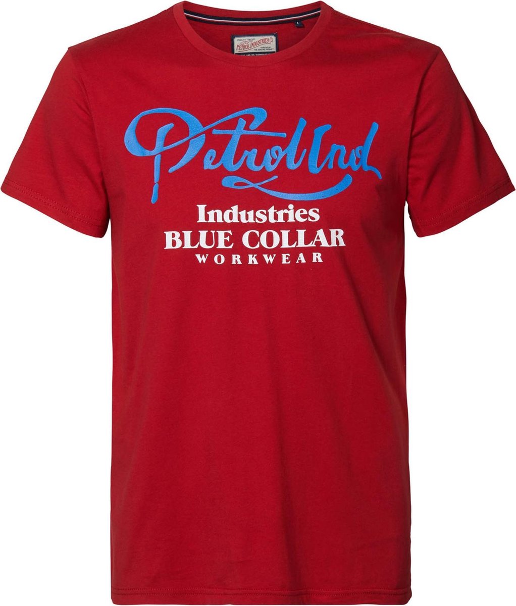 Petrol Industries - Heren Artwork t-shirt - Rood - Maat S