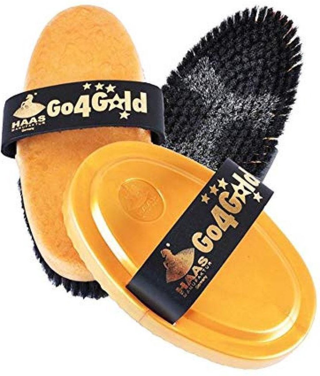 Borstel Haas Go4gold set 2 stuks - Goud