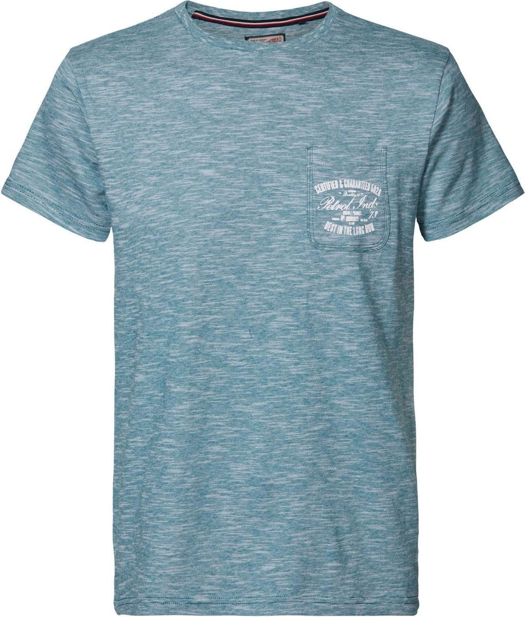 Petrol Industries - Heren Melee pocket t-shirt - Groen - Maat S