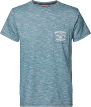 Petrol Industries - Heren Melee pocket t-shirt - Groen - Maat S