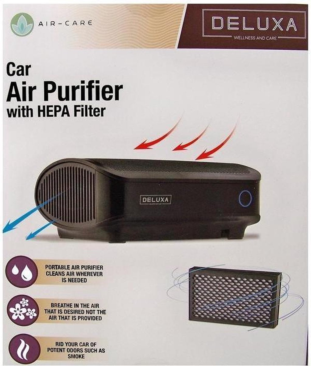 Auto luchtreiniger met HEPA-filter