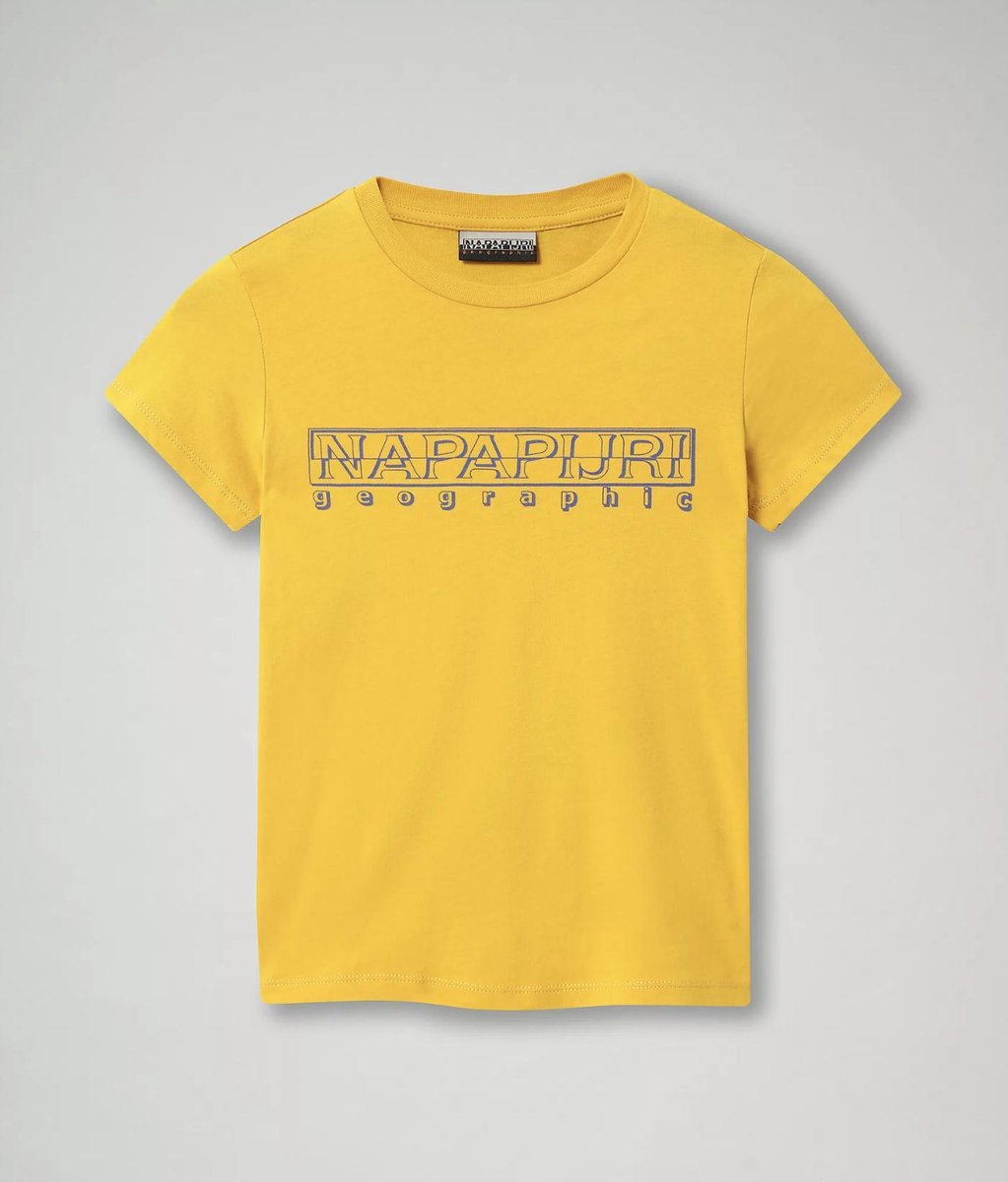 Napapijri K Soli Ss Sum Mango Yellow Kids T-shirt Geel