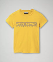 Napapijri K Soli Ss Sum Mango Yellow Kids T-shirt Geel