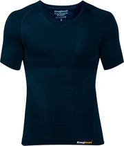Knapman Compressie Shirt V-hals Heren | Navy Blue | Maat L