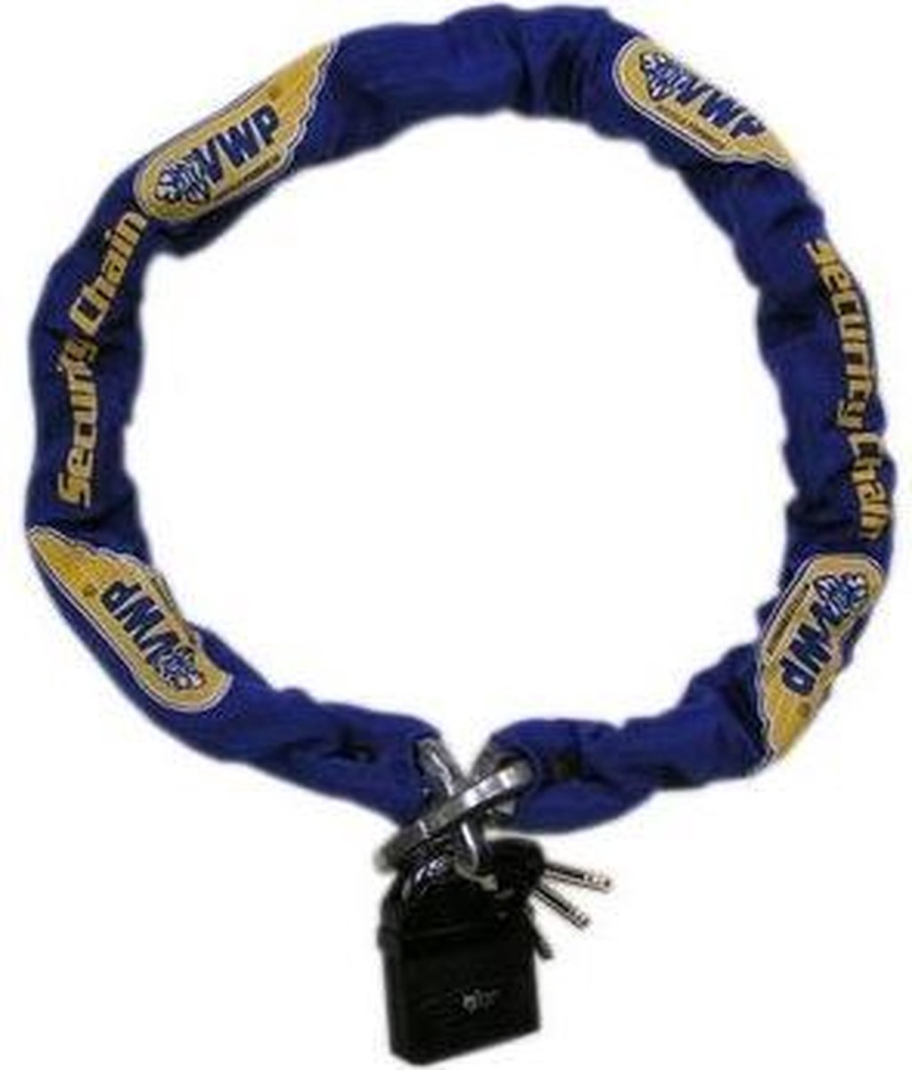 Vwp Security Chain Kettingslot - Motorslot - Scooterslot - Fietsslot ART-4 1200 X 11 Mm Blauw