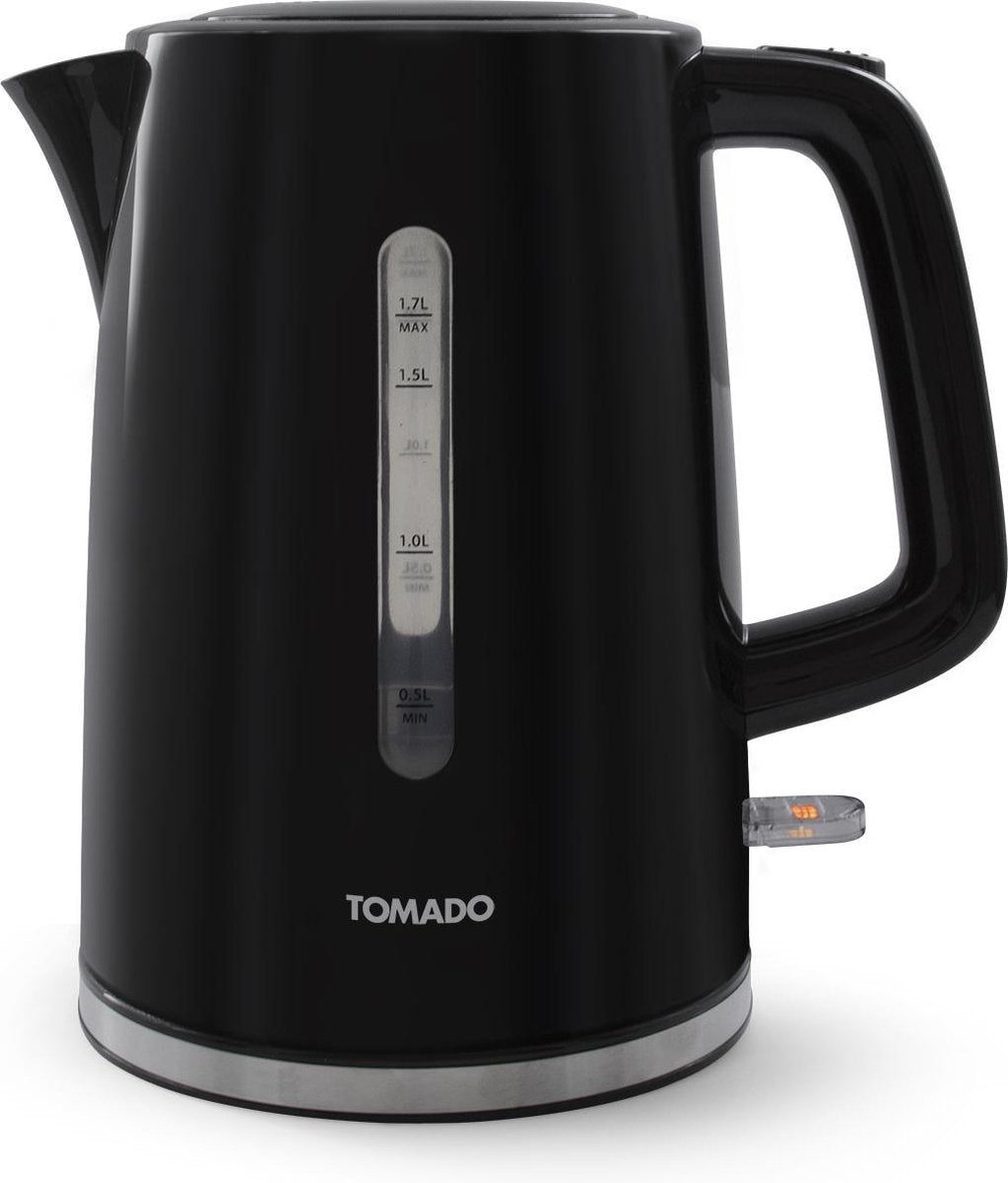 Tomado TWK1701B - Kunststof waterkoker - Zwart - 1