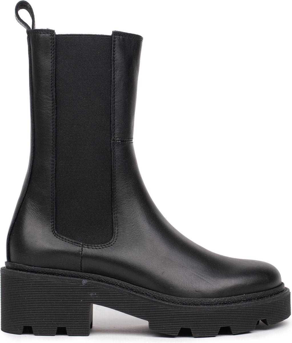 HINSON SOBRA HIGH CHELSEA Black Leather -