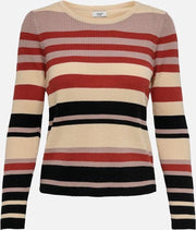 Jdy gestreepte  trui rood