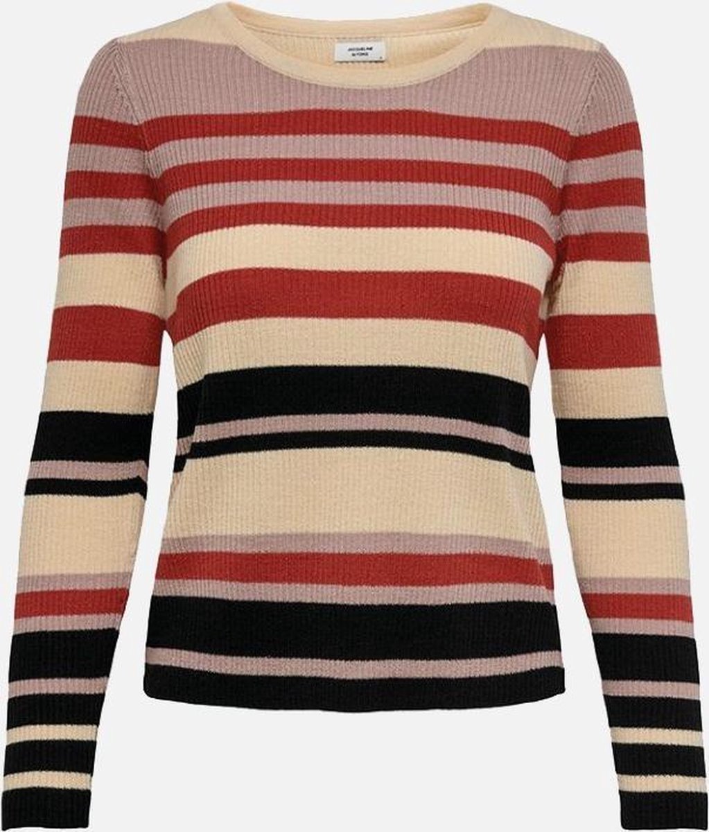 Jdy gestreepte  trui rood
