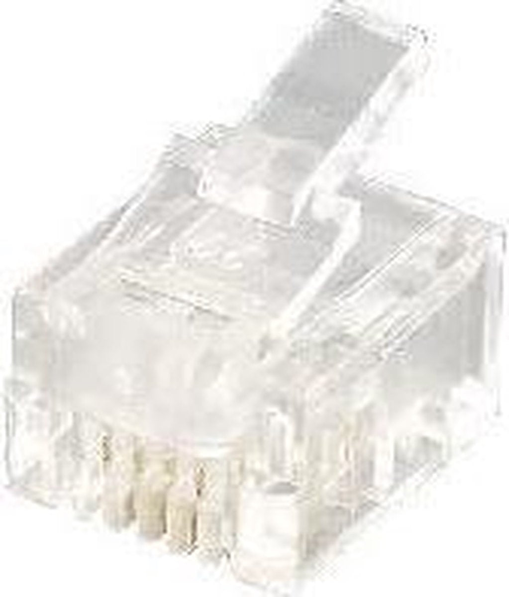 Equip 1Set = 100pcs Modular Plug Western 6P4C RJ11