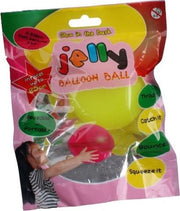 Lg-imports Stuiterballon Jelly Glow-in-the-dark 15 Cm Geel
