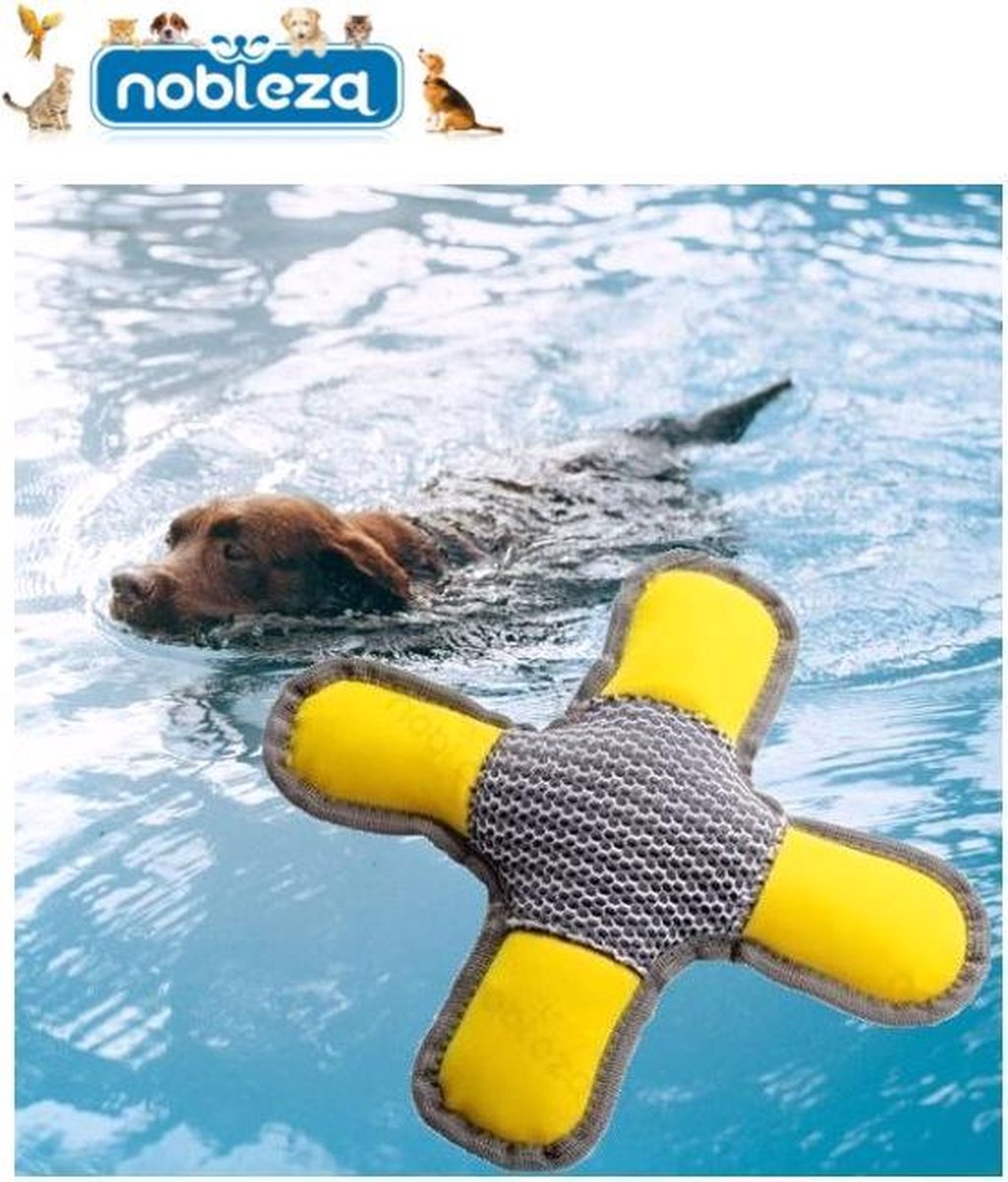 Drijvend kruis hondenspeeltje