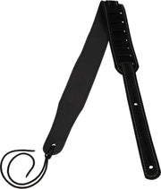 Flight Ukelele Draagband - Zwart - Suede - MADE IN GREECE