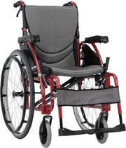 Ergonomische Rolstoel Opvouwbaar Rood - 41 cm