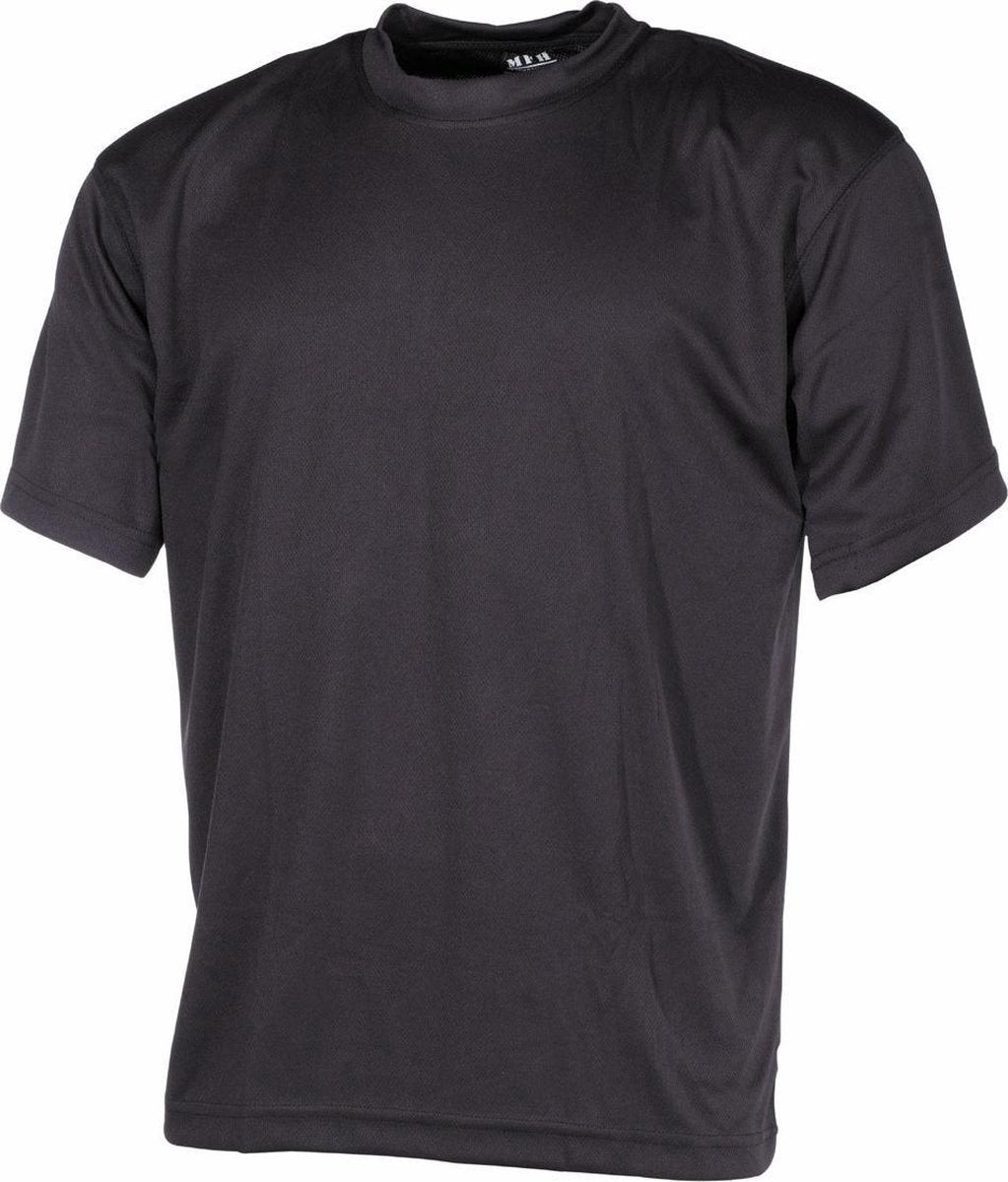 MFH - T-shirt  -  "Tactical"  -  Zwart - MAAT XXL