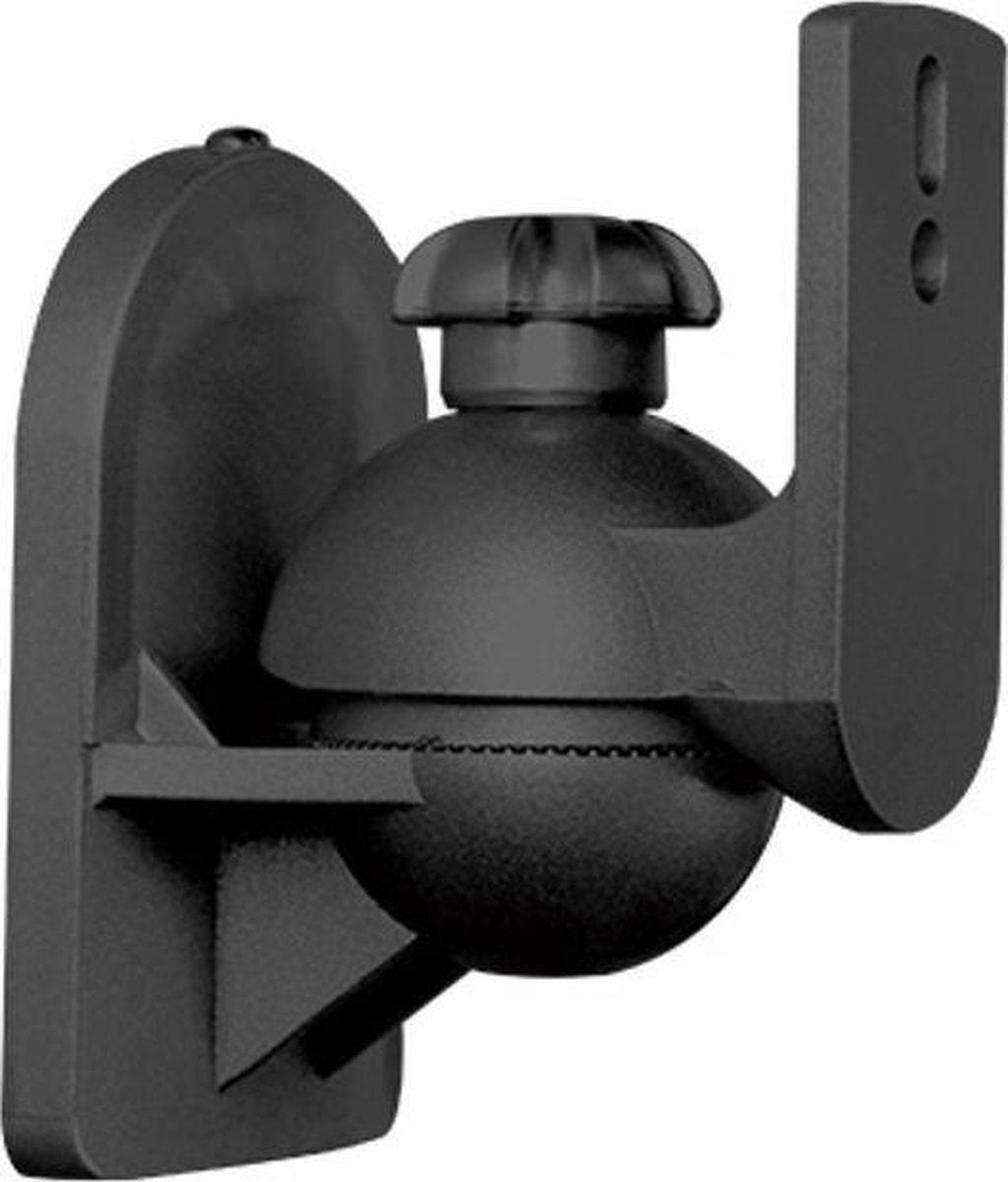 TECHly ICA-SP-SS28 Luidspreker-wandbeugel Kantelbaar en zwenkbaar Afstand tot de muur (max.): 64 mm Zwart 1 paar