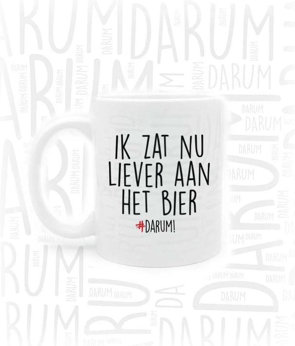 #DARUM! Koffiemok - Liever Bier