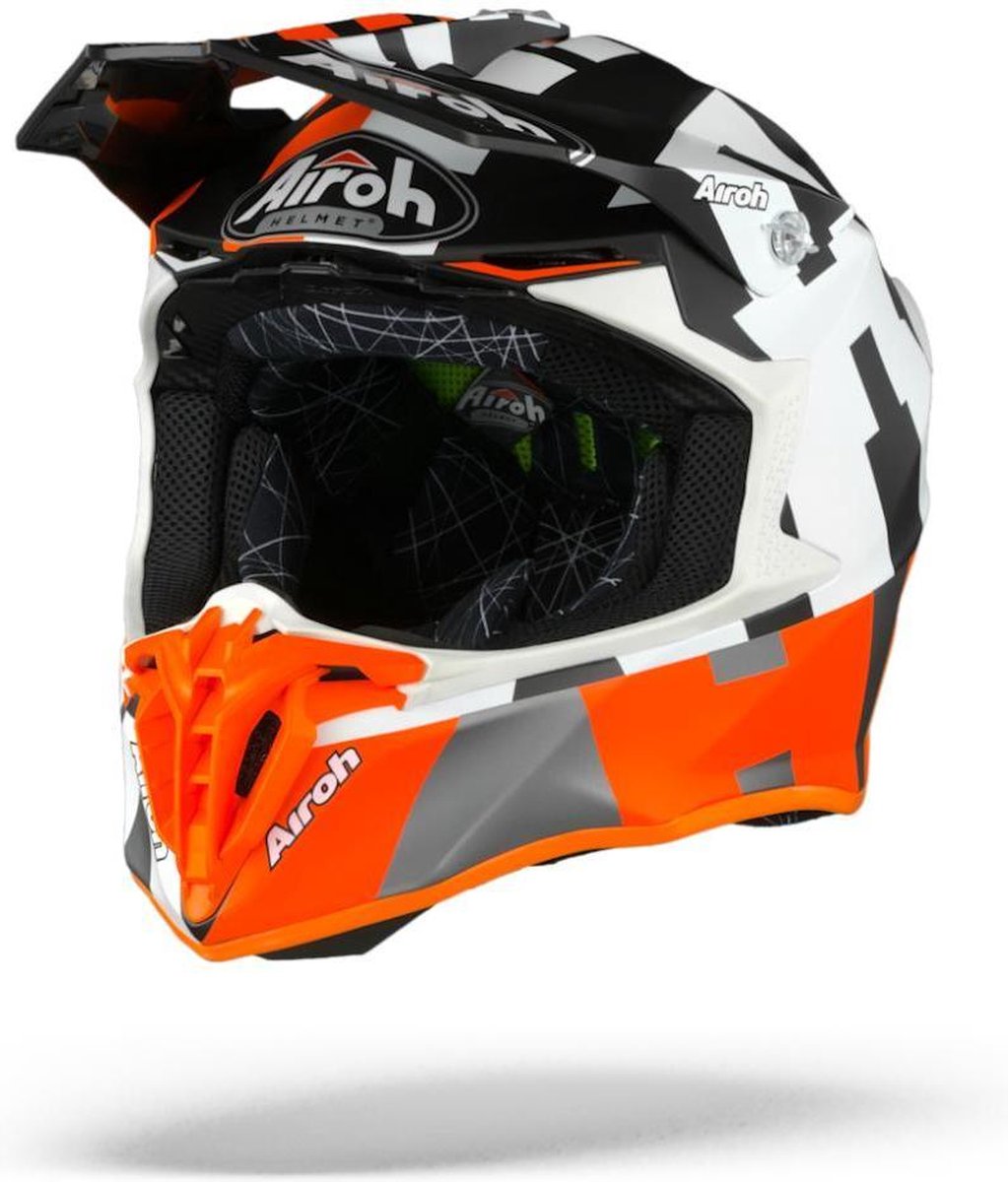 Airoh Twist 2.0 Frame Orange Matt Motocross Crosshelm - Motorhelm - Maat S