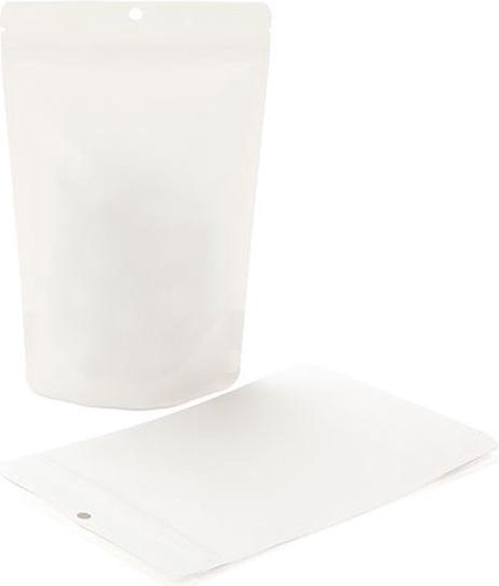Eco Stazakken Kraft / Bioplastic 312 gram 149x89x232mm - 100 st