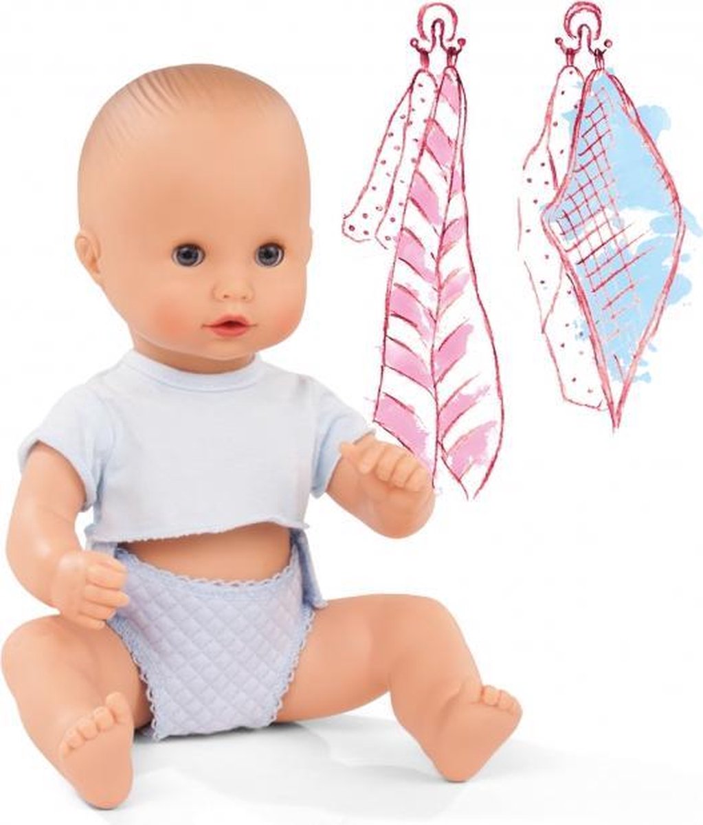 Götz babypop jongen aquini to dress 33cm