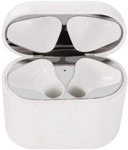 KELERINO. Metalen stofbeschermers voor Airpods 1 - Hou je Airpods schoon - 2 stuks - Zilver