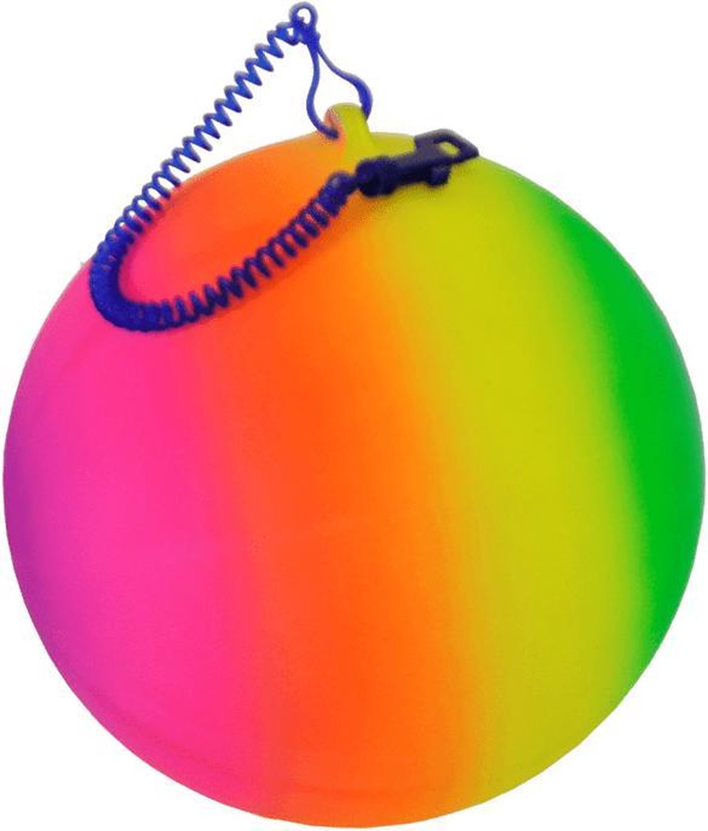 Summerplay Keychain ball Rainbow -20 cm - met koord