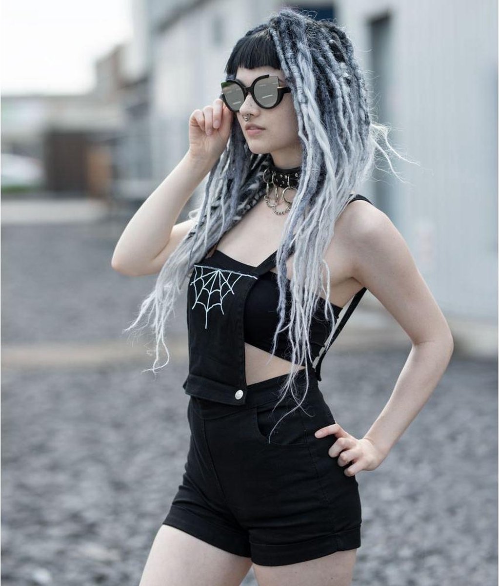 Banned Tuinbroek/dungaree -M- WEBB Zwart