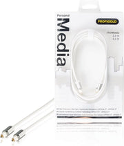 Profigold PROM5602 Glasvezel kabel 2 m TOSLINK Wit