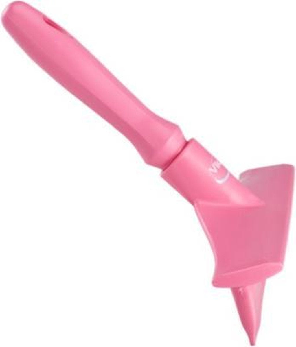 Vikan 7125-1 ultra hygiene handtrekker 25 cm met korte steel roze