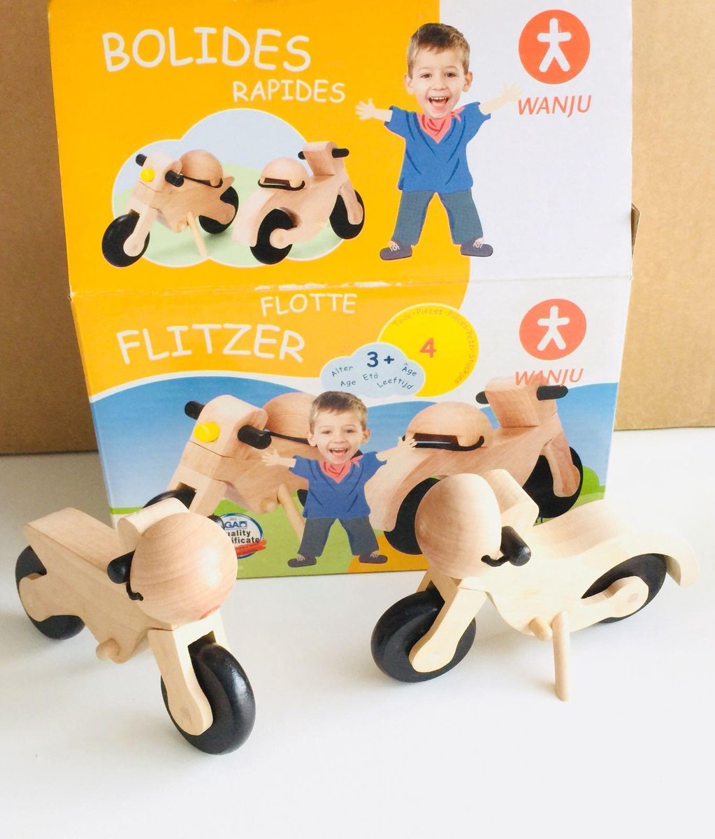 Wanju poppenhuisset hout snelle sprinters