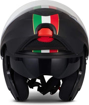 MOTO F20 Venice Black systeemhelm Flip-Up scooterhelm