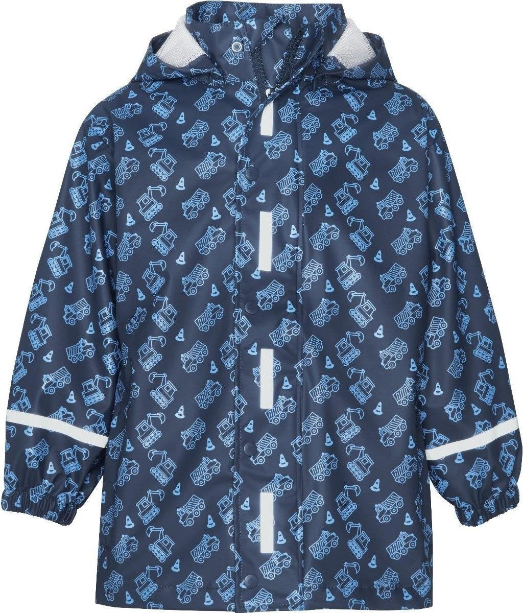 Playshoes Regenjas Bouwplaats Jongens Blauw Maat 116