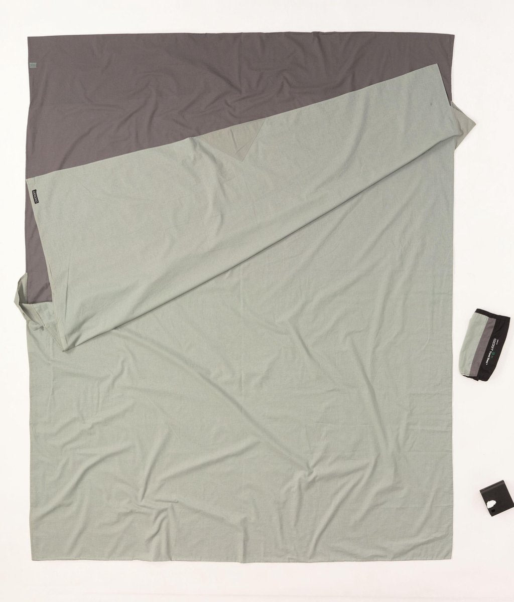 Cocoon Travelsheet D katoen - lakenzakken - khaki