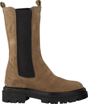 Notre-V 01-611 Chelsea boots - Enkellaarsjes - Dames - Camel - Maat 38