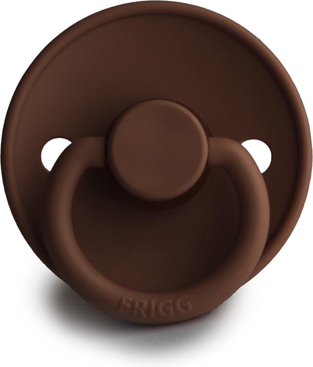 FRIGG Fopspeen maat 1 - 0-6 maanden - Milk Chocolate - Natuurrubber