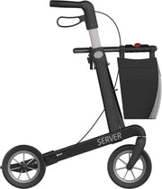 Rehasense Server zithoogte 62 cm - zachte comfort wielen - Large  zwart - Gewicht 7