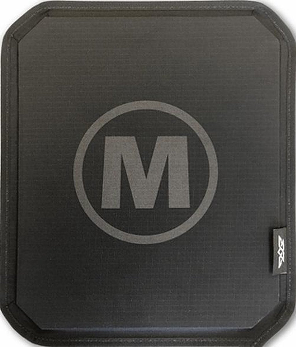 Meret M4L Ballistic armor protection panel | Kogelwerende plaat voor in een rugzak | Zwart