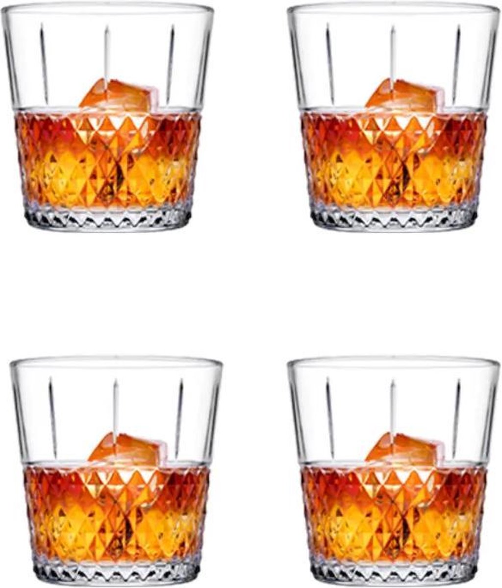Pasabahce Highness - Drinkglazen - Set van 4 - 402 ml