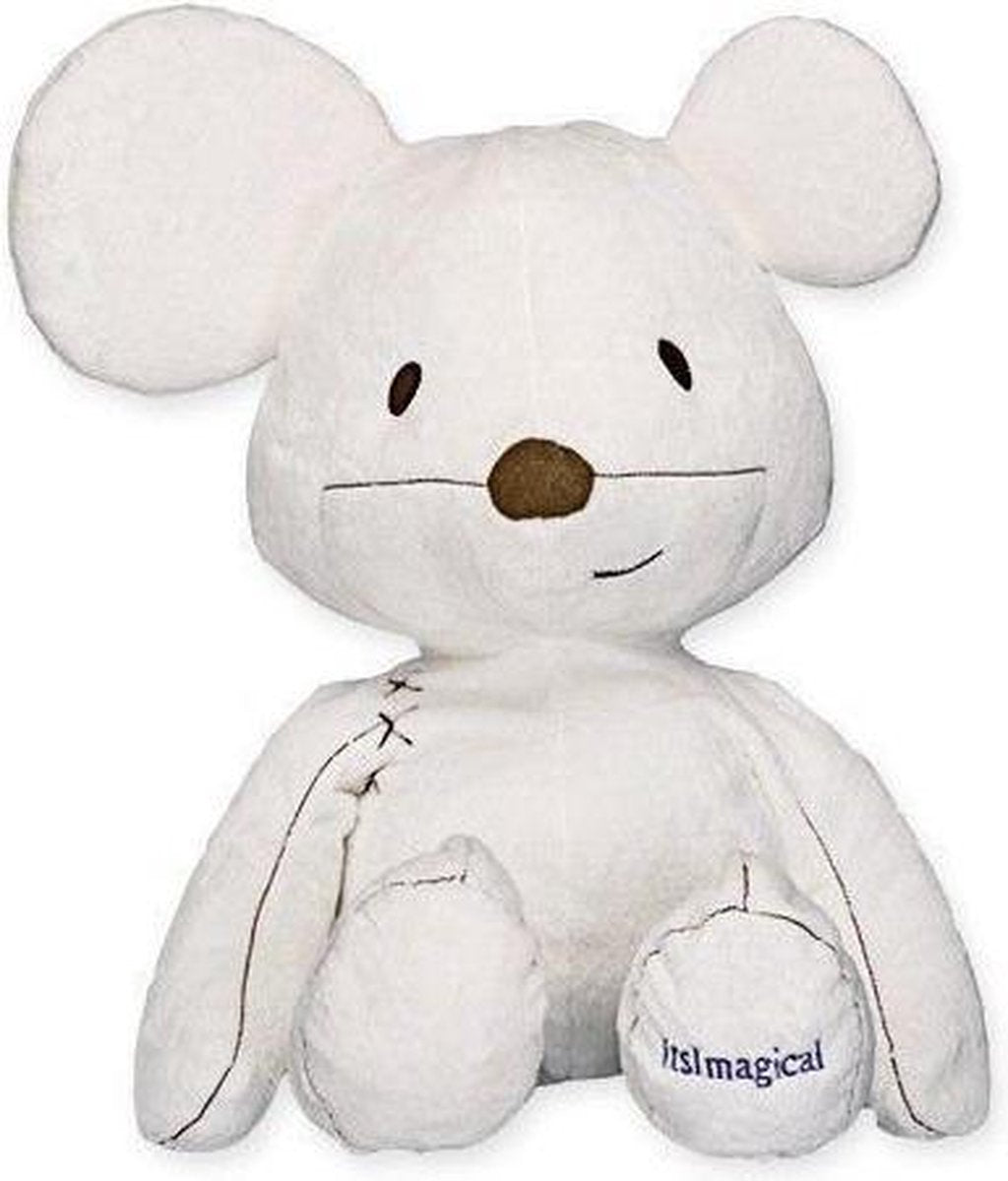 Imaginarium Kiconico XL - Grote Muis knuffel - Wit